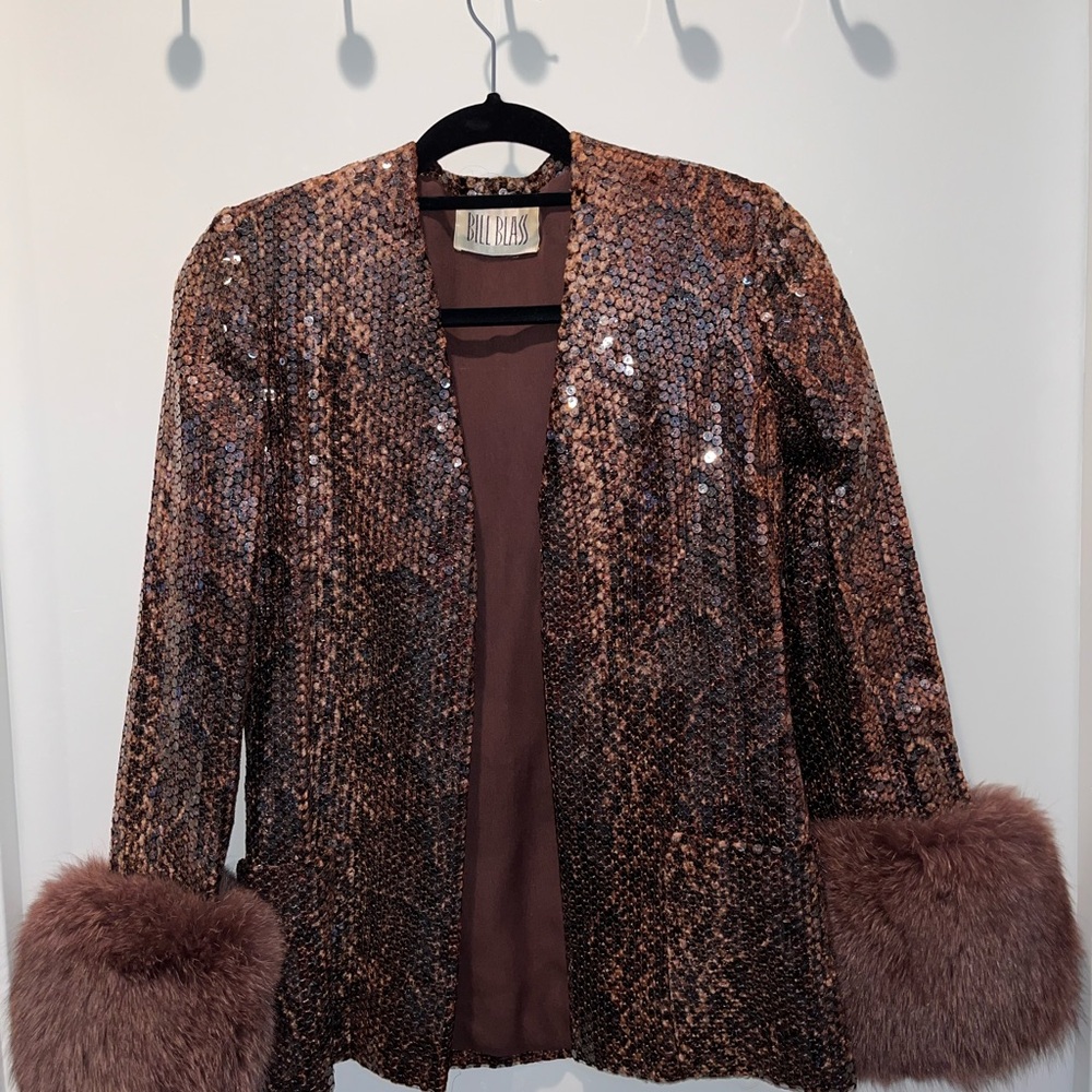 Vintage Bill Blass Sequin Suit - Picture 7 of 15